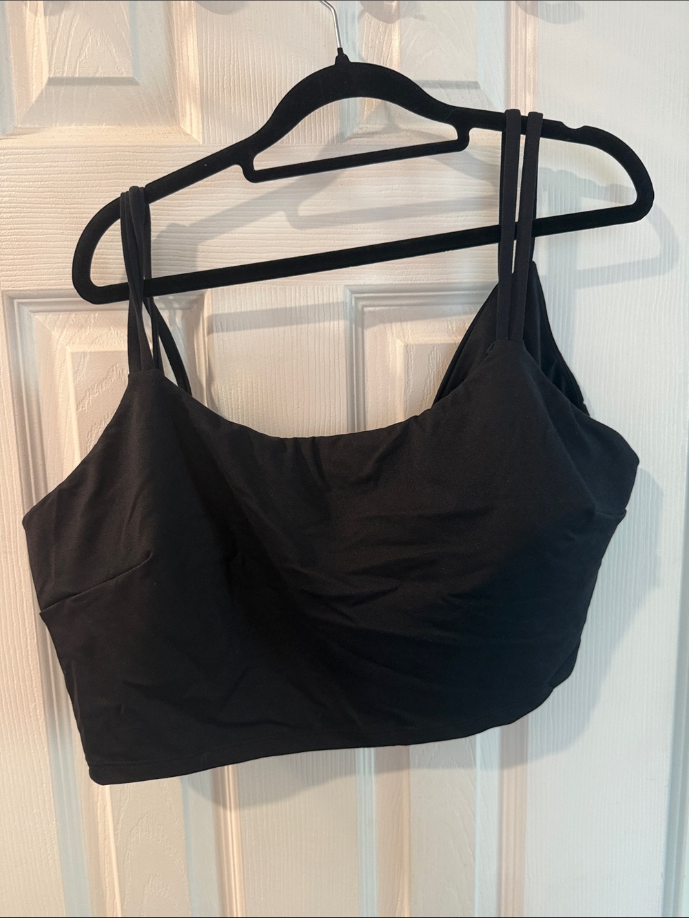 HALARA Black Double-Strap Bralette